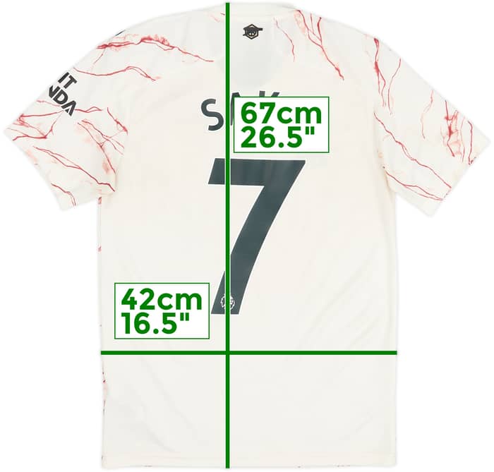 2020-21 Arsenal Away Shirt Saka #7 - 7/10 - (XS)