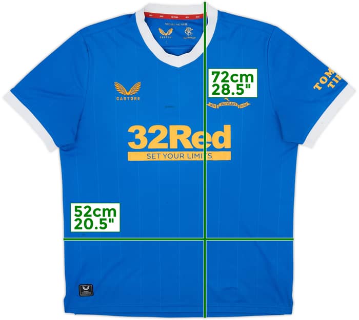 2021-22 Rangers Home Shirt - 5/10 - (L)