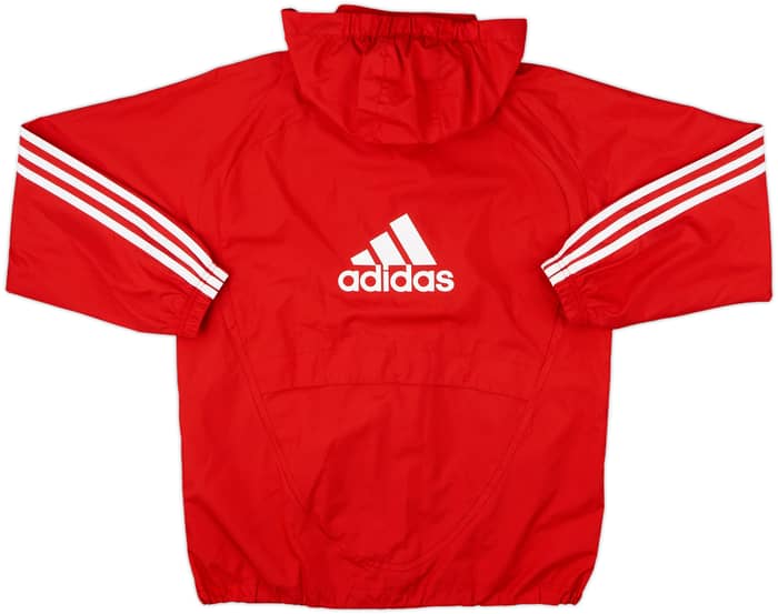 2008-09 Liverpool adidas Hooded Rain Jacket - 10/10 - (M.Boys)
