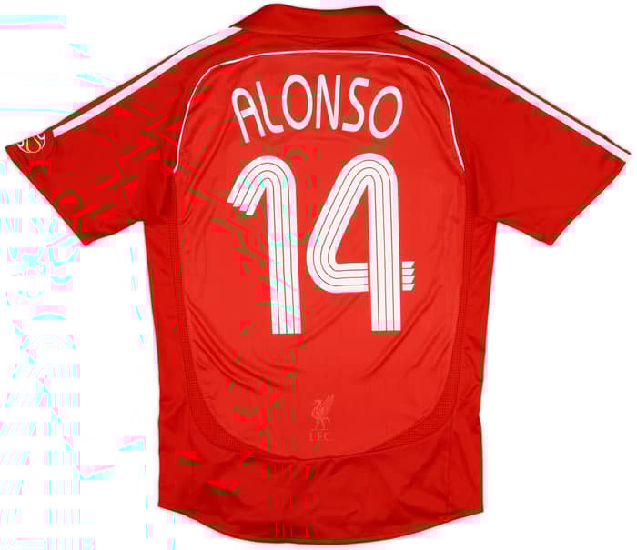 2006-08 Liverpool Local Camiseta Alonso #14 - 7/10 - (S)