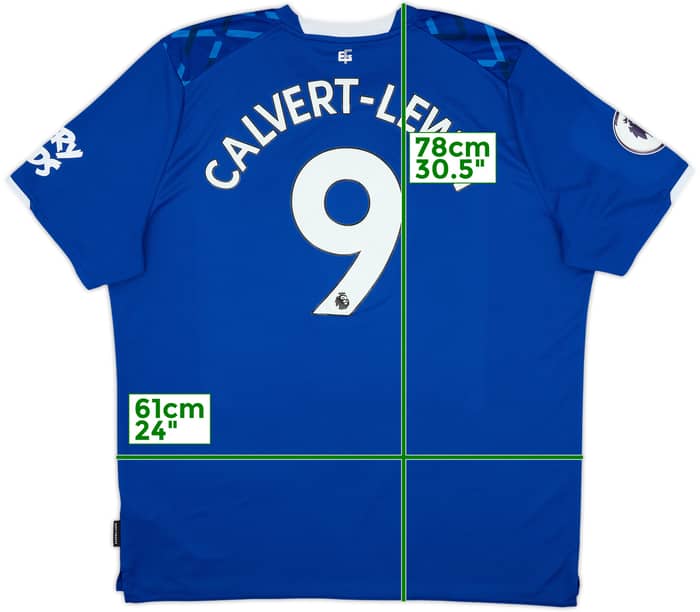 2019-20 Everton Home Shirt Calvert-Lewin #9 - 9/10 - (3XL)