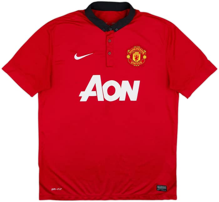 2013-14 Manchester United Home Shirt Rooney #10 - 6/10 - (L)