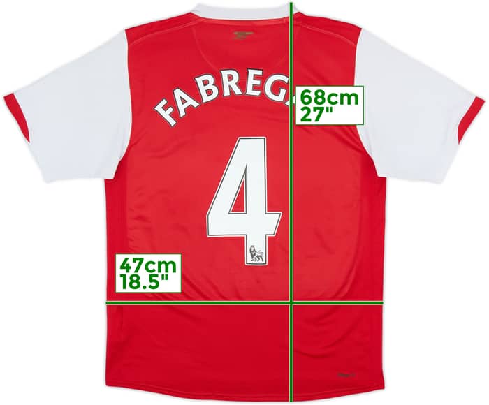 2006-08 Arsenal Home Shirt Fabregas #4 - 7/10 - (S)
