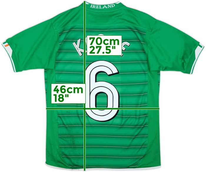 2003-04 Ireland Home Shirt Keane #6 - 6/10 - (XL.Boys)