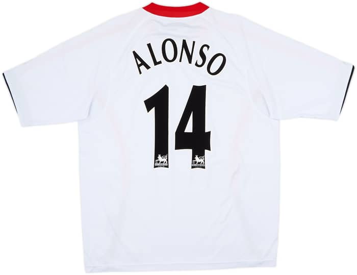 2005-06 Liverpool Away Shirt Alonso #14 - 7/10 - (L)