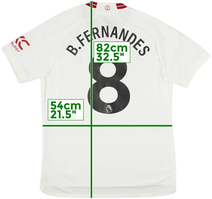 2023-24 Manchester United Third Shirt B.Fernandes #8 - 8/10 - (L)
