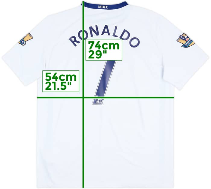 2008-10 Manchester United Away Shirt Ronaldo #7 - 6/10 - (L)