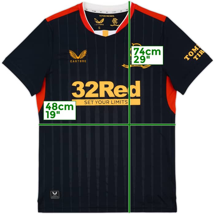 2021-22 Rangers '150 Years Anniversary' Away Shirt - 8/10 - (S)
