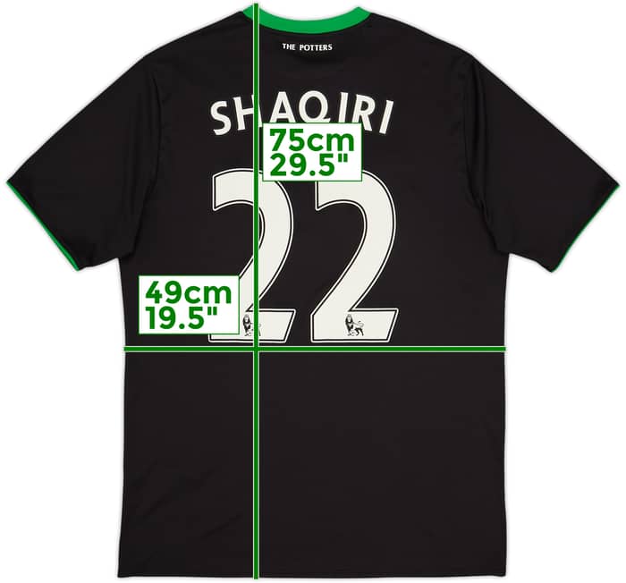 2015-16 Stoke City Away Shirt Shaqiri #22 - 5/10 - (M)