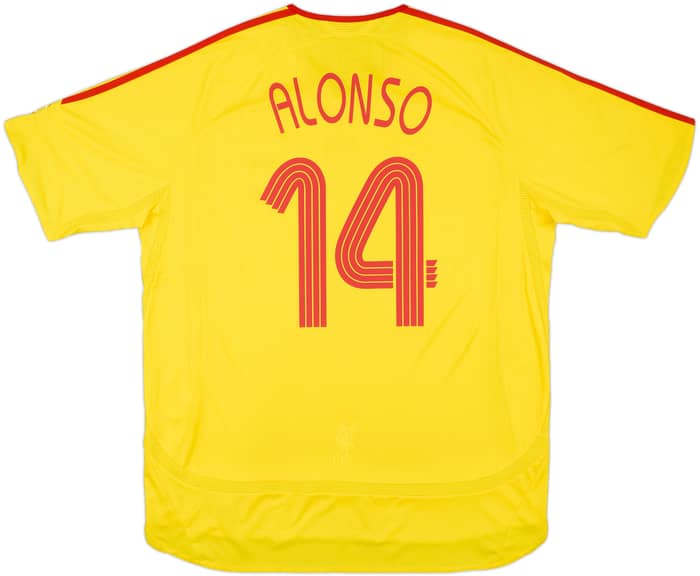 2006-07 Liverpool Away Shirt Alonso #14 - 5/10 - (XL)