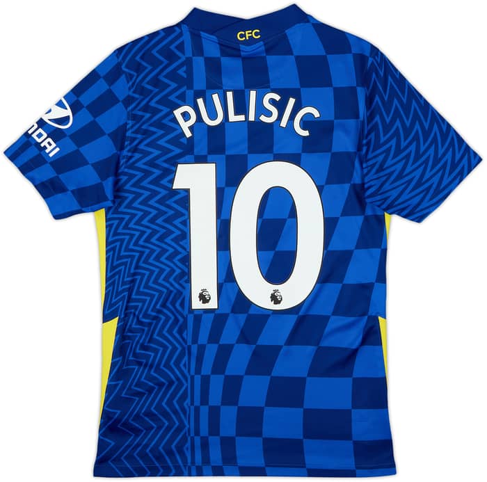 2021-22 Chelsea Home Shirt Pulisic #10 - 9/10 - (S)