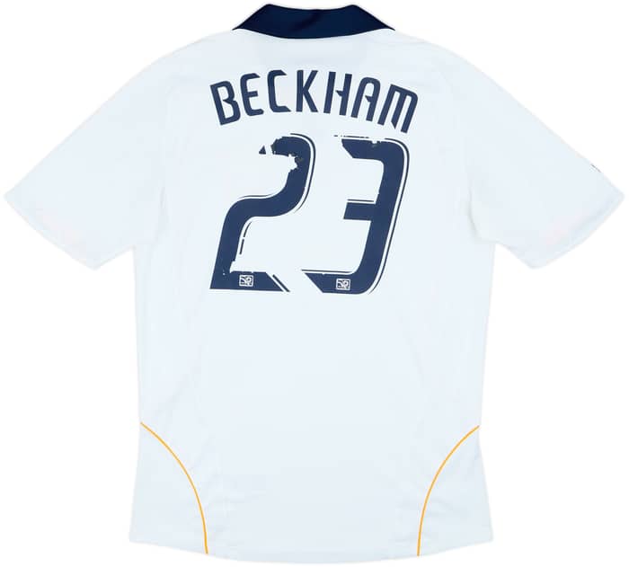 2008-09 LA Galaxy Home Shirt Beckham #23 - 4/10 - (M)