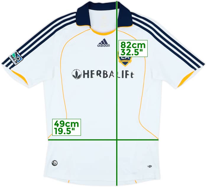 2008-09 LA Galaxy Home Shirt Beckham #23 - 4/10 - (M)