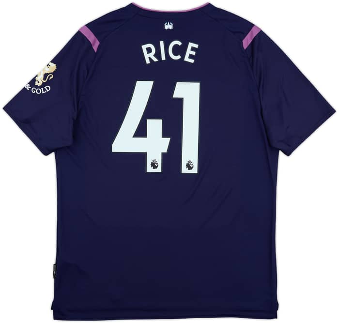 2019-20 West Ham Third Shirt Rice #41 - 10/10 - (XL)