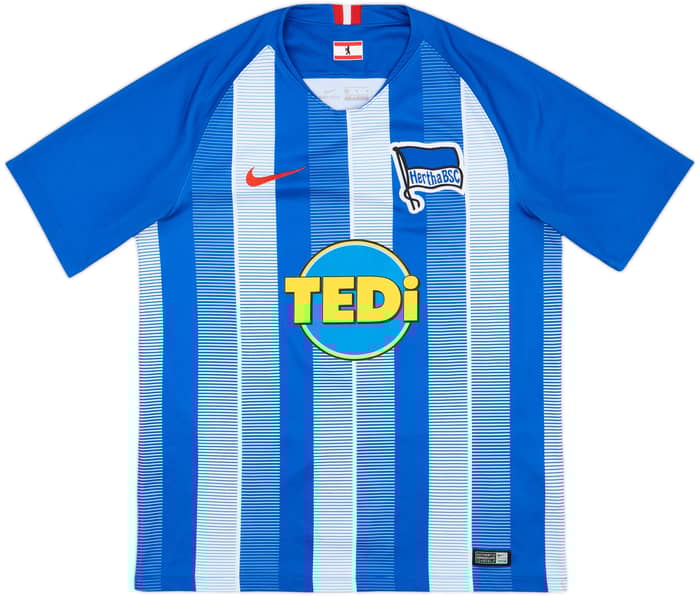 2018-19 Hertha Berlin Home Shirt - 9/10 - (M)
