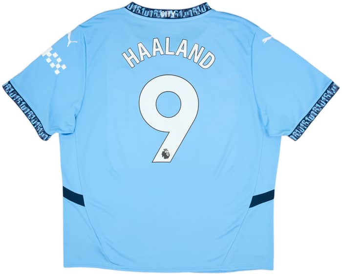 2024-25 Manchester City Home Shirt Haaland #9 - 9/10 - (XXL)