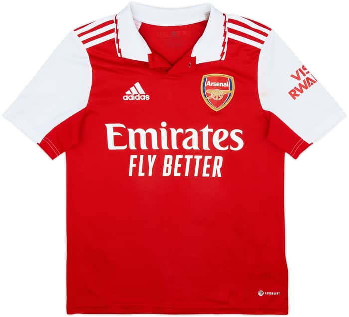 2022-23 Arsenal Home Shirt Saka #7 - 7/10 - (L.Boys)