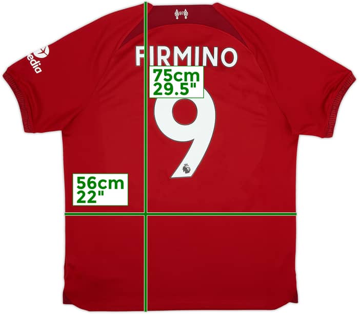 2022-23 Liverpool Camiseta Local Firmino #9 - 10/10 - (L)