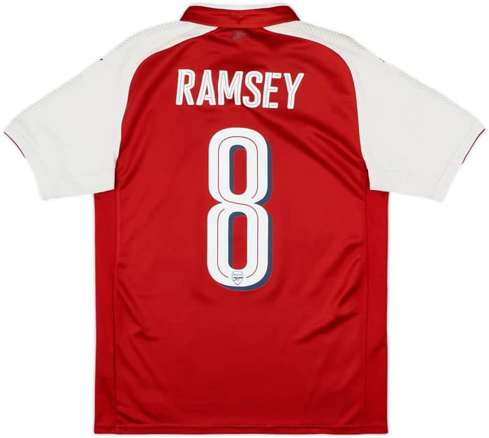 2017-18 Arsenal Home Shirt Ramsey #8 - 8/10 - (S)