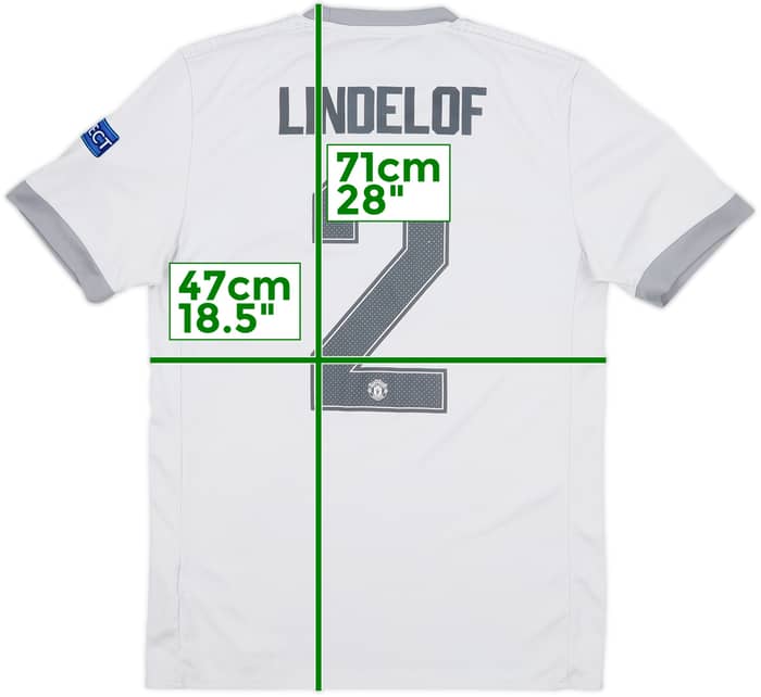 2017-18 Manchester United Third Shirt Lindelof #2 - 9/10 - (S)