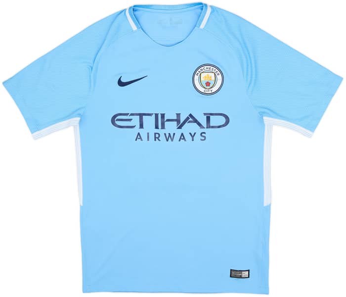 2017-18 Manchester City Home Shirt Silva #21 - 6/10 - (S)