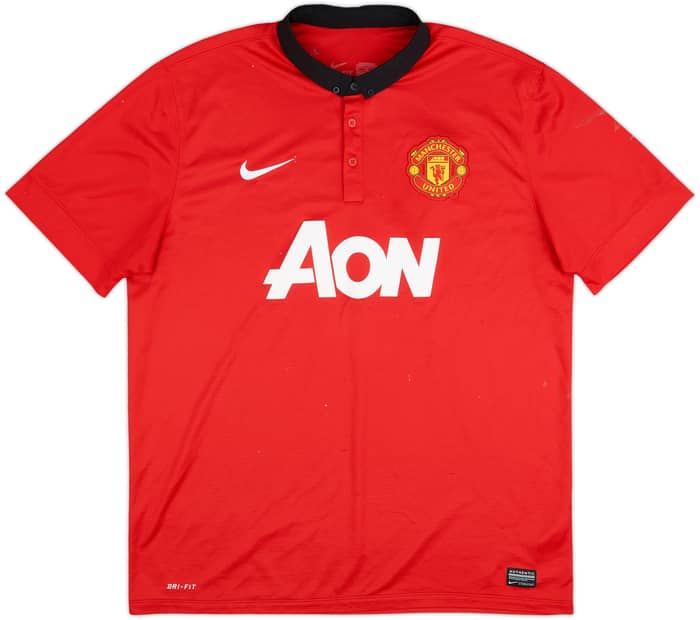 2013-14 Manchester United Home Shirt - 5/10 - (XL)