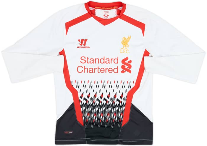 2013-14 Liverpool Away L/S Shirt - 6/10 - (M.Boys)
