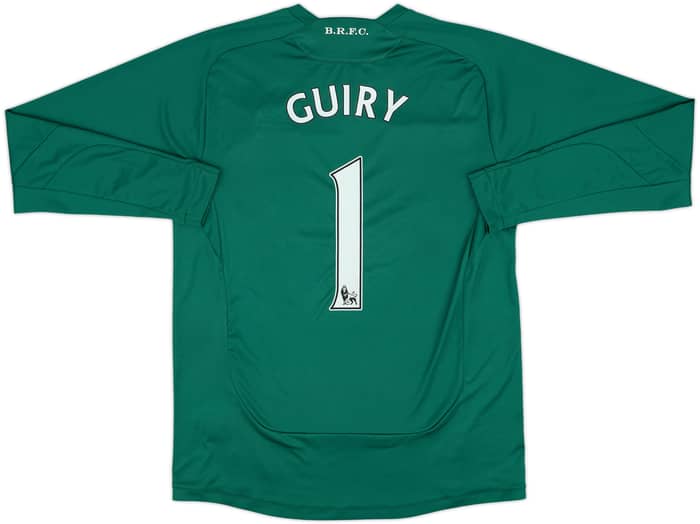 2009-10 Blackburn GK Shirt Guiry #1 - 8/10 - (M)