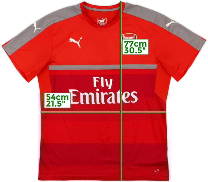2016-17 Arsenal Puma Training Shirt - 8/10 - (XL)