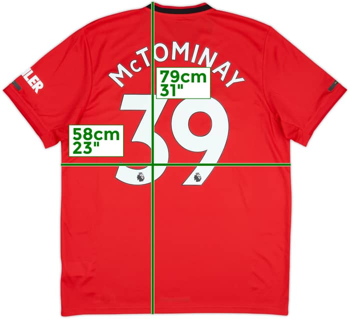 2019-20 Manchester United Home Shirt McTominay #39 - 10/10 - (XL)