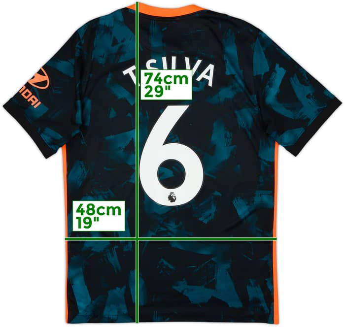 2021-22 Chelsea Third Shirt T.Silva #6 - 10/10 - (M)