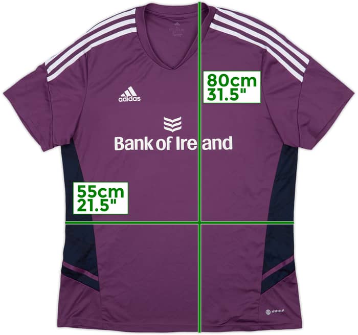 2022-23 Munster Rugby adidas Training Shirt - 6/10 - (XL)
