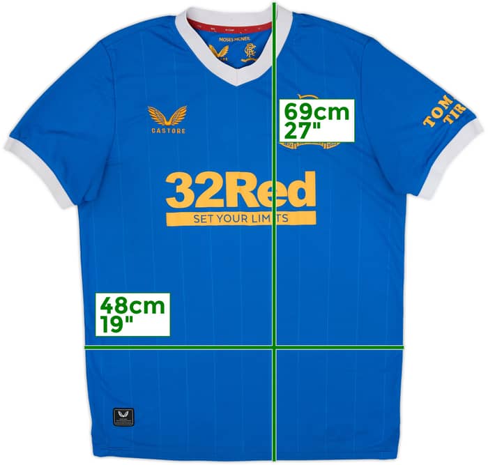 2021-22 Rangers Home Shirt - 5/10 - (M)