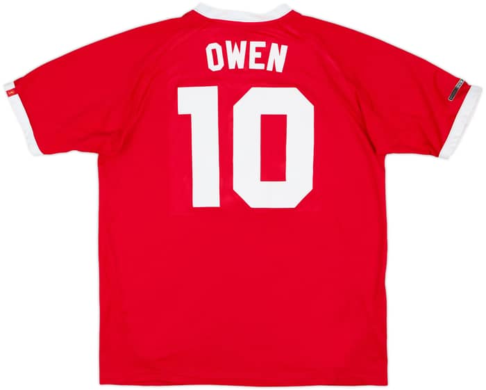 2001-03 Liverpool CL Shirt Owen #10 - 8/10 - (M)