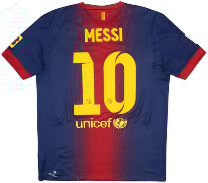 2012-13 Barcelona Camiseta Local Messi #10 - 4/10 - (M)