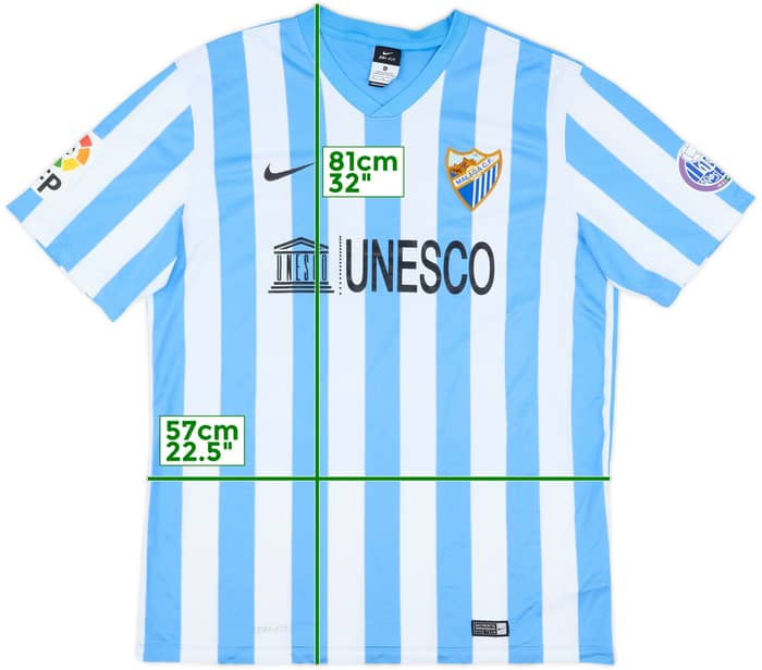 2014-15 Malaga Home Shirt - 7/10 - (XL)