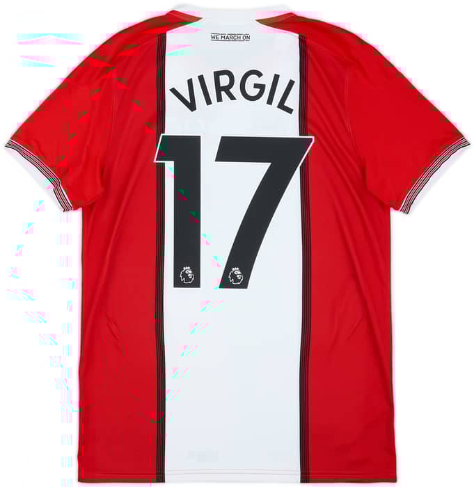 2017-18 Southampton Home Shirt Virgil #17 - 9/10 - (XL.Boys)