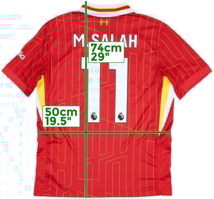 Camiseta de local del Liverpool 2024-25 M.Salah #11 - 10/10 - (M)