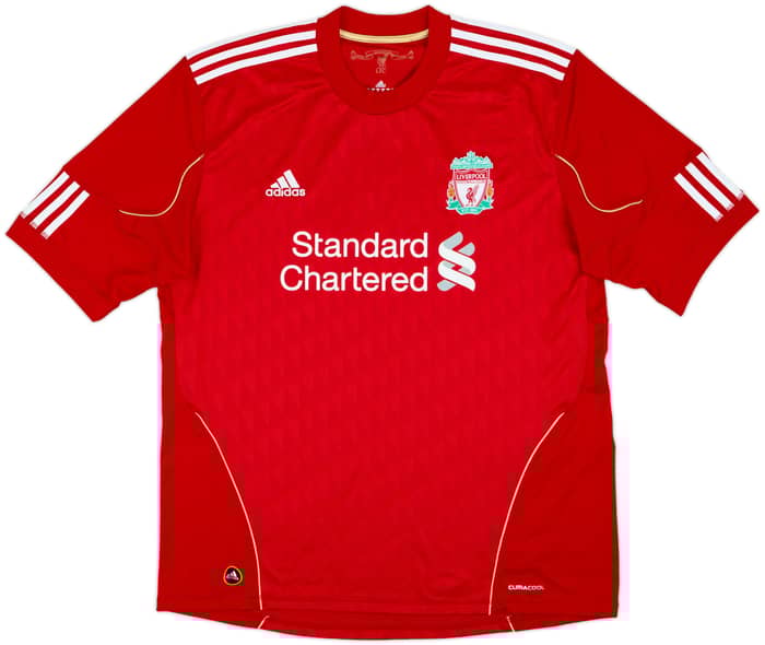2010-12 Liverpool Home Shirt Kimbo #1 - 8/10 - (XL)