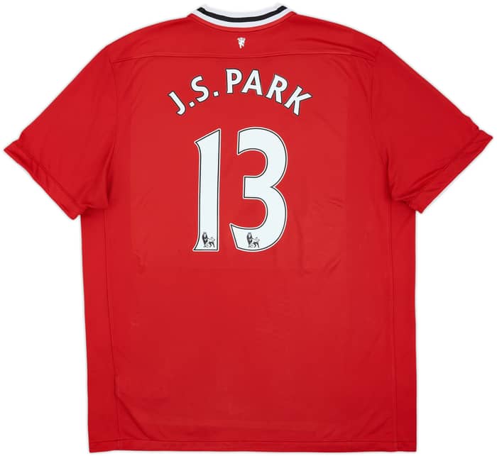 2011-12 Manchester United Home Shirt J.S.Park #13 - 8/10 - (XXL)
