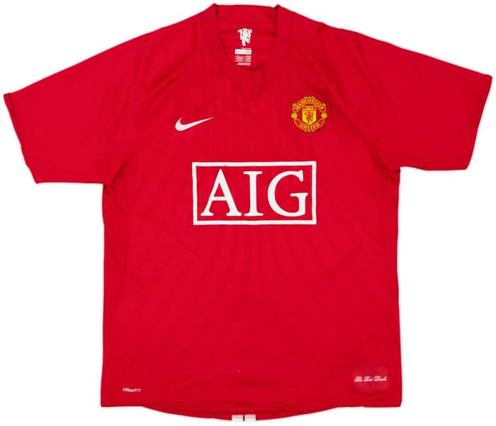2007-09 Manchester United Home Shirt - 4/10 - (M)
