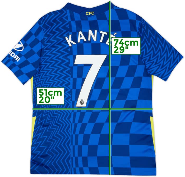 2021-22 Chelsea Home Shirt Kante #7 - 10/10 - (L)