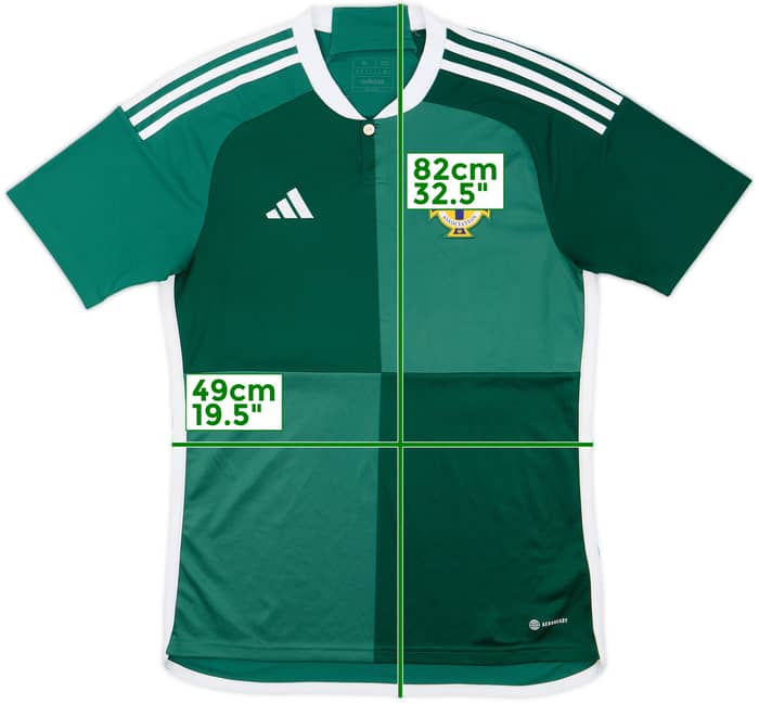 2022-24 Northern Ireland Home Shirt - 8/10 - (M)