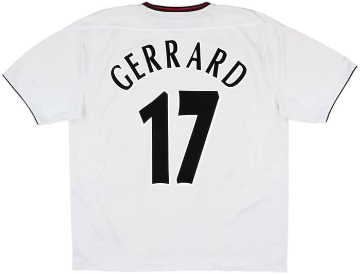 2003-04 Liverpool Away Shirt Gerrard #17 - 5/10 - (L)