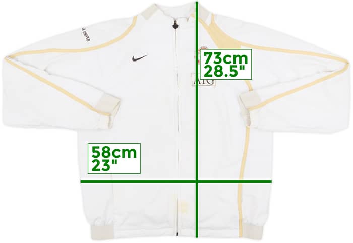 2007-08 Manchester United Nike Track Jacket - 4/10 - (XL)