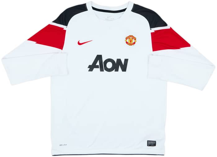 2010-12 Manchester United Away L/S Shirt Rooney #10 - 7/10 - (XL.Boys)