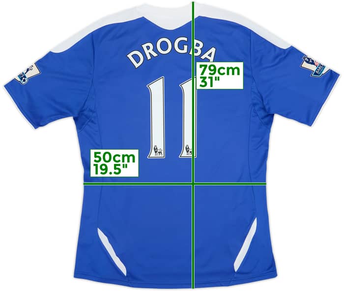 2011-12 Chelsea Home Shirt Drogba #11 - 8/10 - (L)