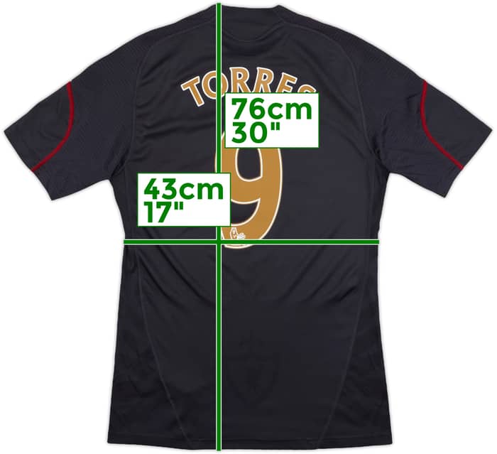 2009-10 Liverpool Away Shirt Torres #9 - 8/10 - (S)