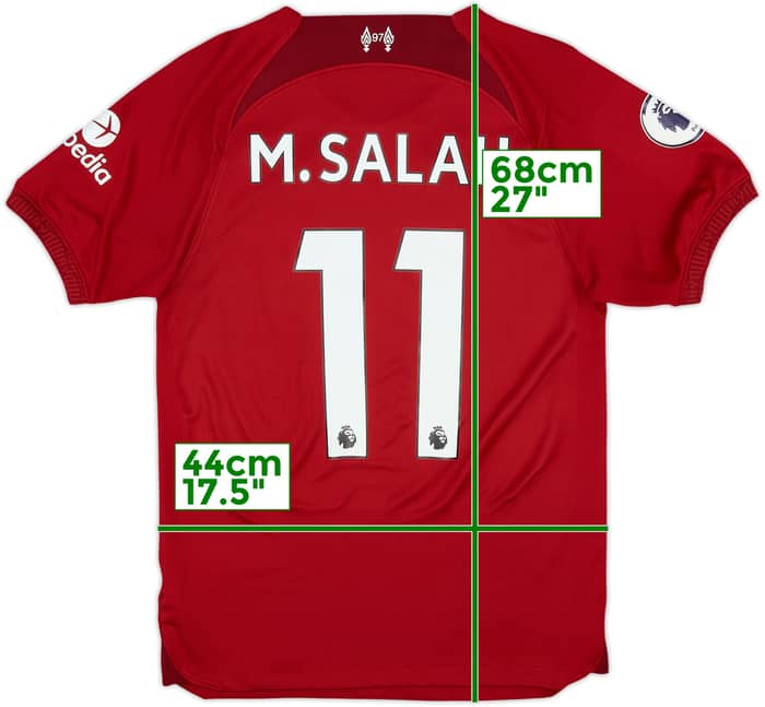 2022-23 Liverpool Home Shirt M.Salah #11 - 10/10 - (XS)
