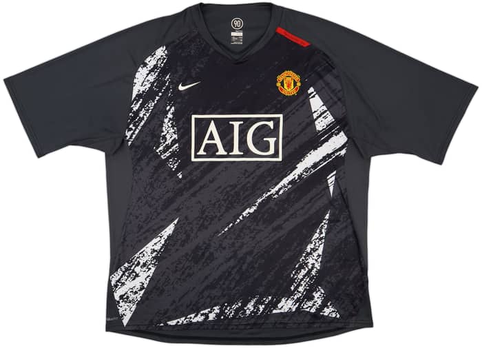 2007-08 Manchester United Nike Training Shirt - 8/10 - (XXL)
